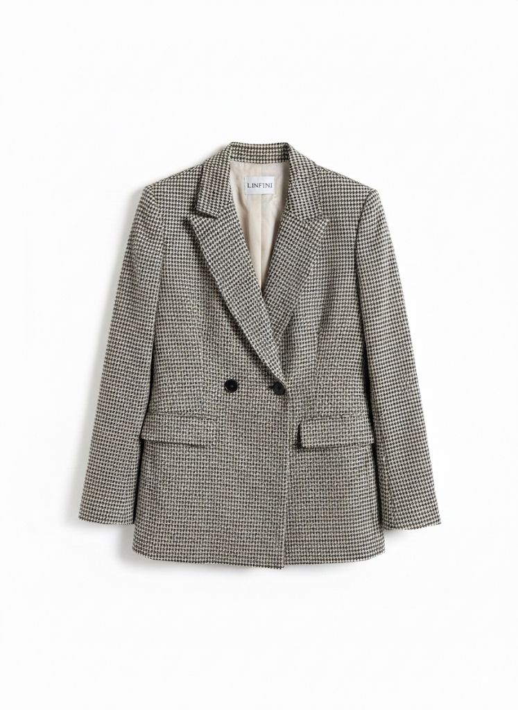 Geruite blazer