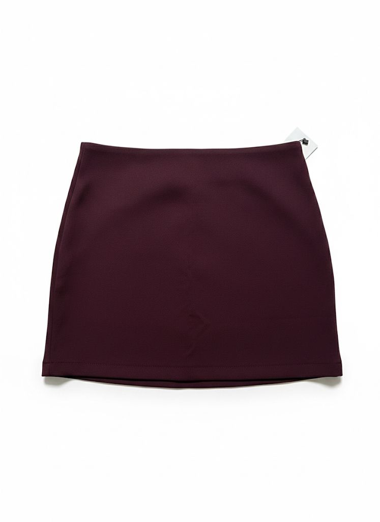 Minimalistische Mini Rok met High Waist Pasvorm
