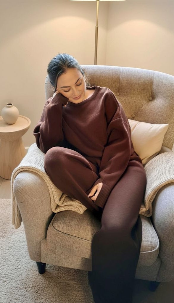 2-Delig Knitted Set