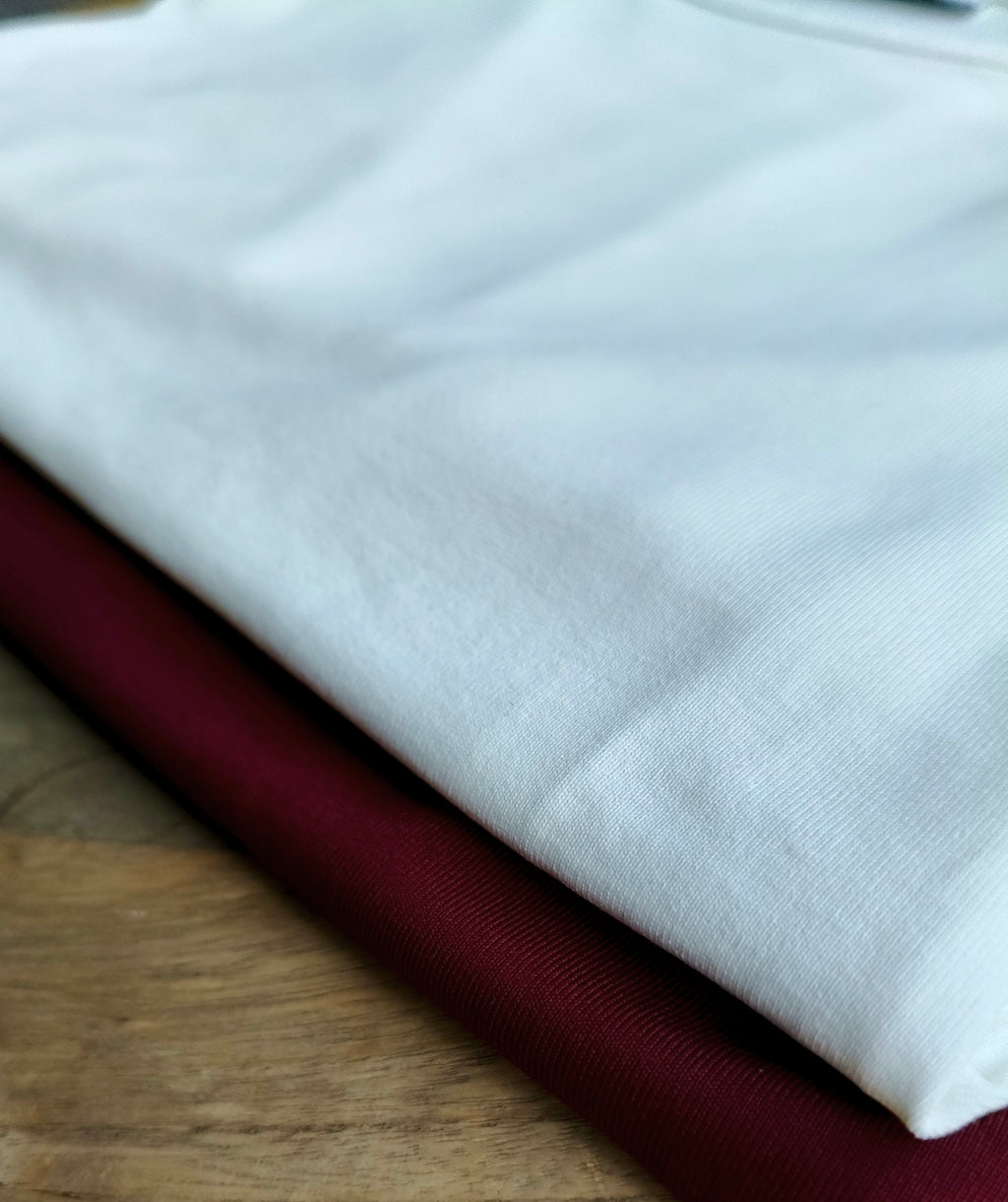 Wit Basic Crop Shirt Dames – Lange Mouwen Crop Top