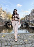 Ultra Zachte Knit Trui – Ruitdesign