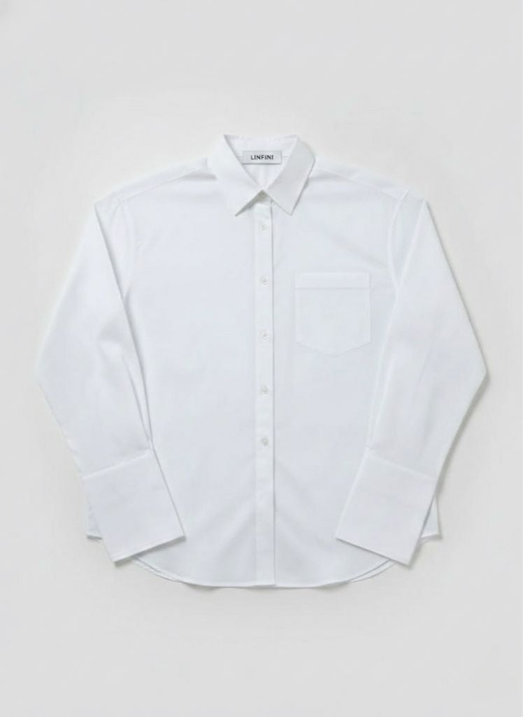 Oversized Overhemd met Wijde Mouwen