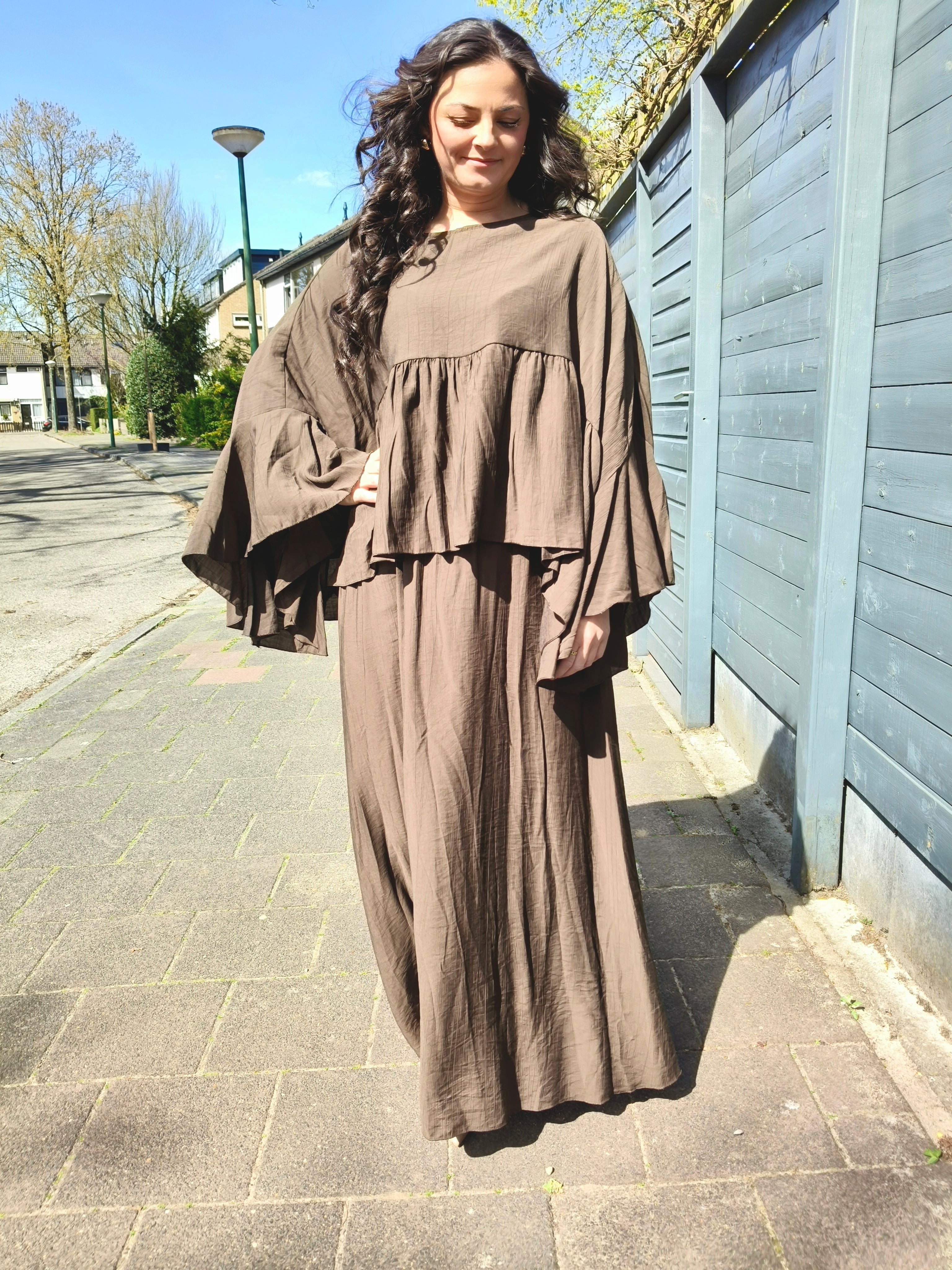 Blouse & Rok Set – Luchtige Elegantie