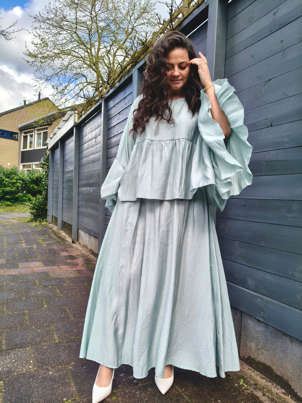 Blouse & Rok Set – Luchtige Elegantie