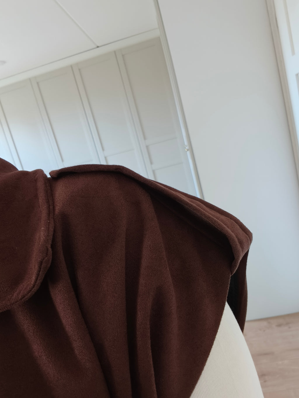 Stijlvolle Bruine Suède Look Bodywarmer