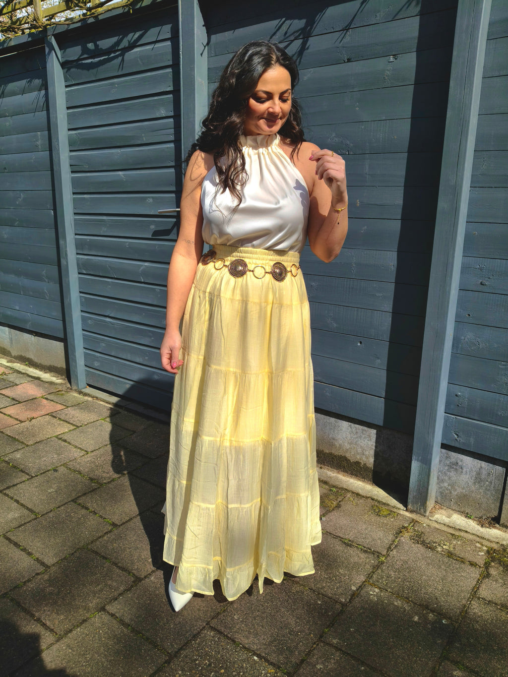 Boho Riem Dames Goud | Taille Riem met Details