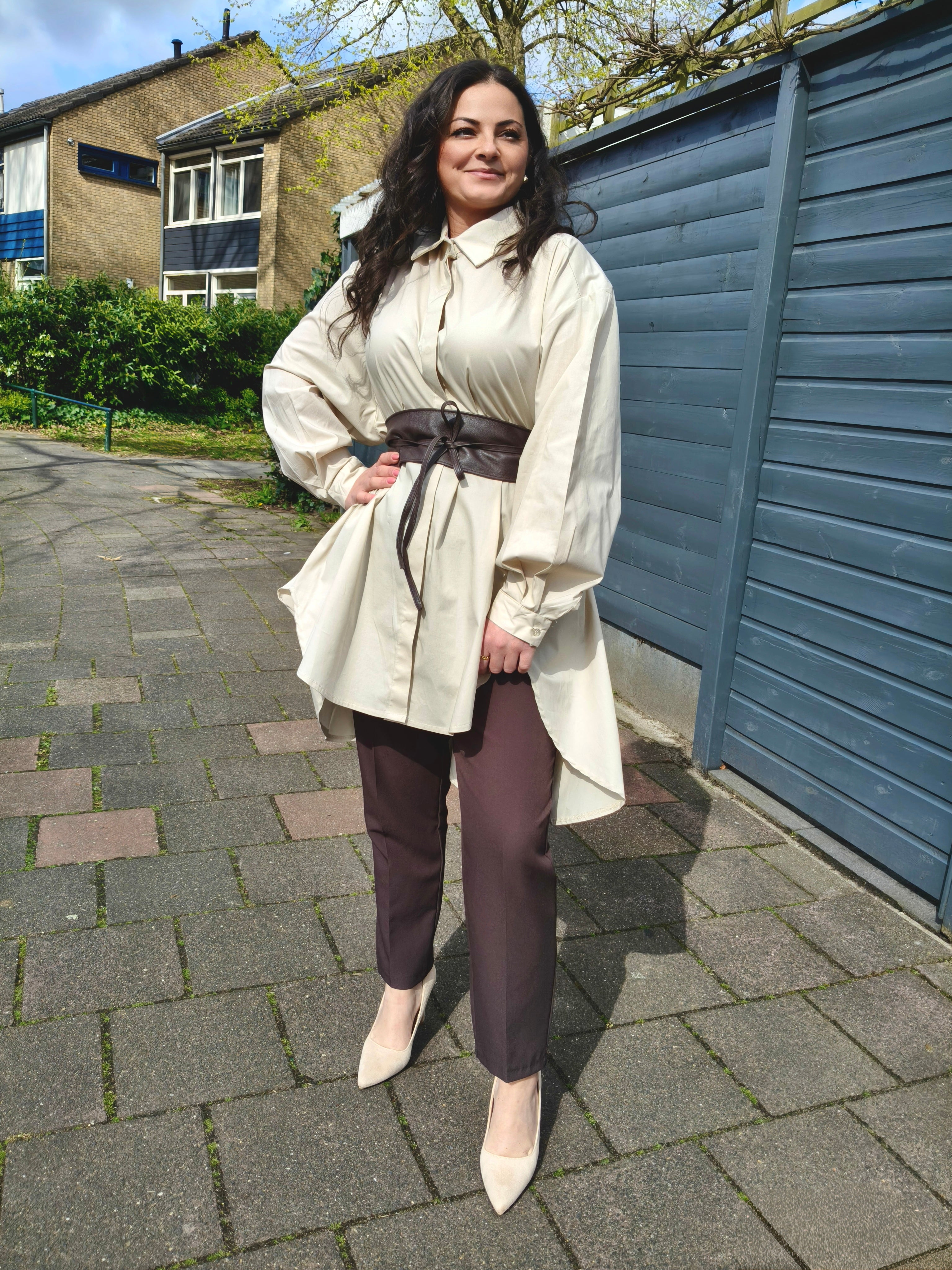 Dames Riem – Brede Taille Riem met lus