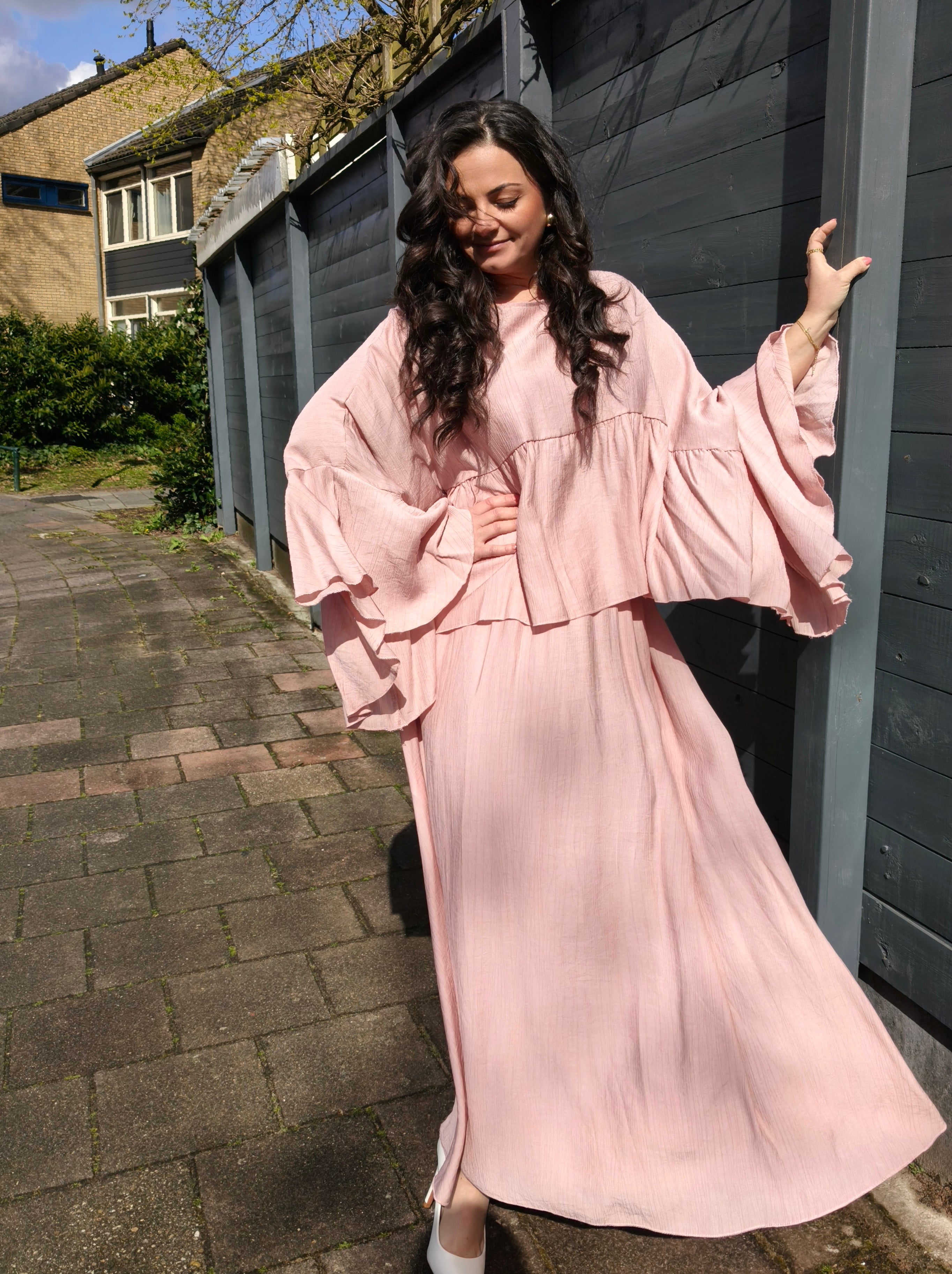 Blouse & Rok Set – Luchtige Elegantie