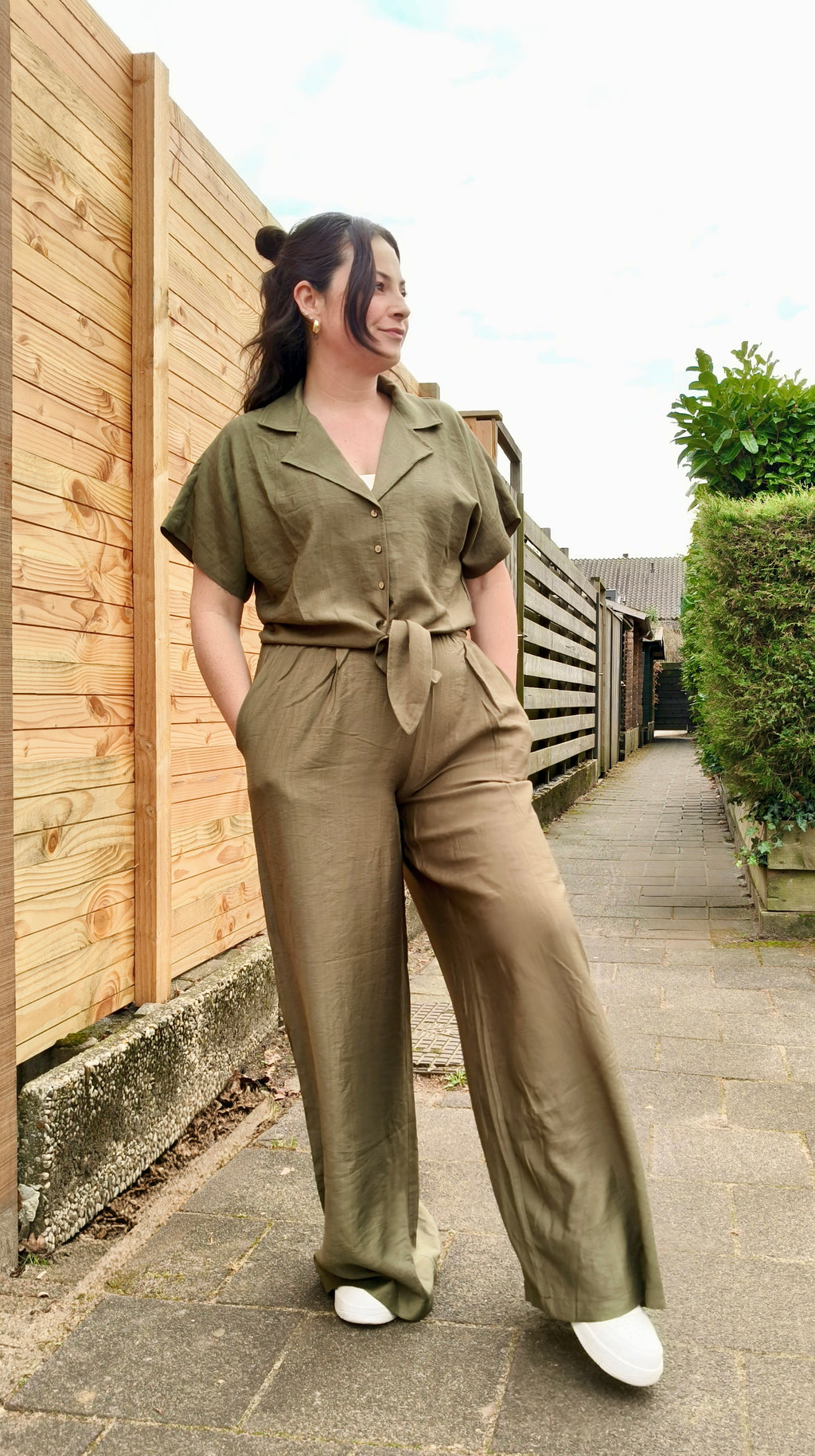 2-Delige Set Dames – Blouse & Wijde Broek