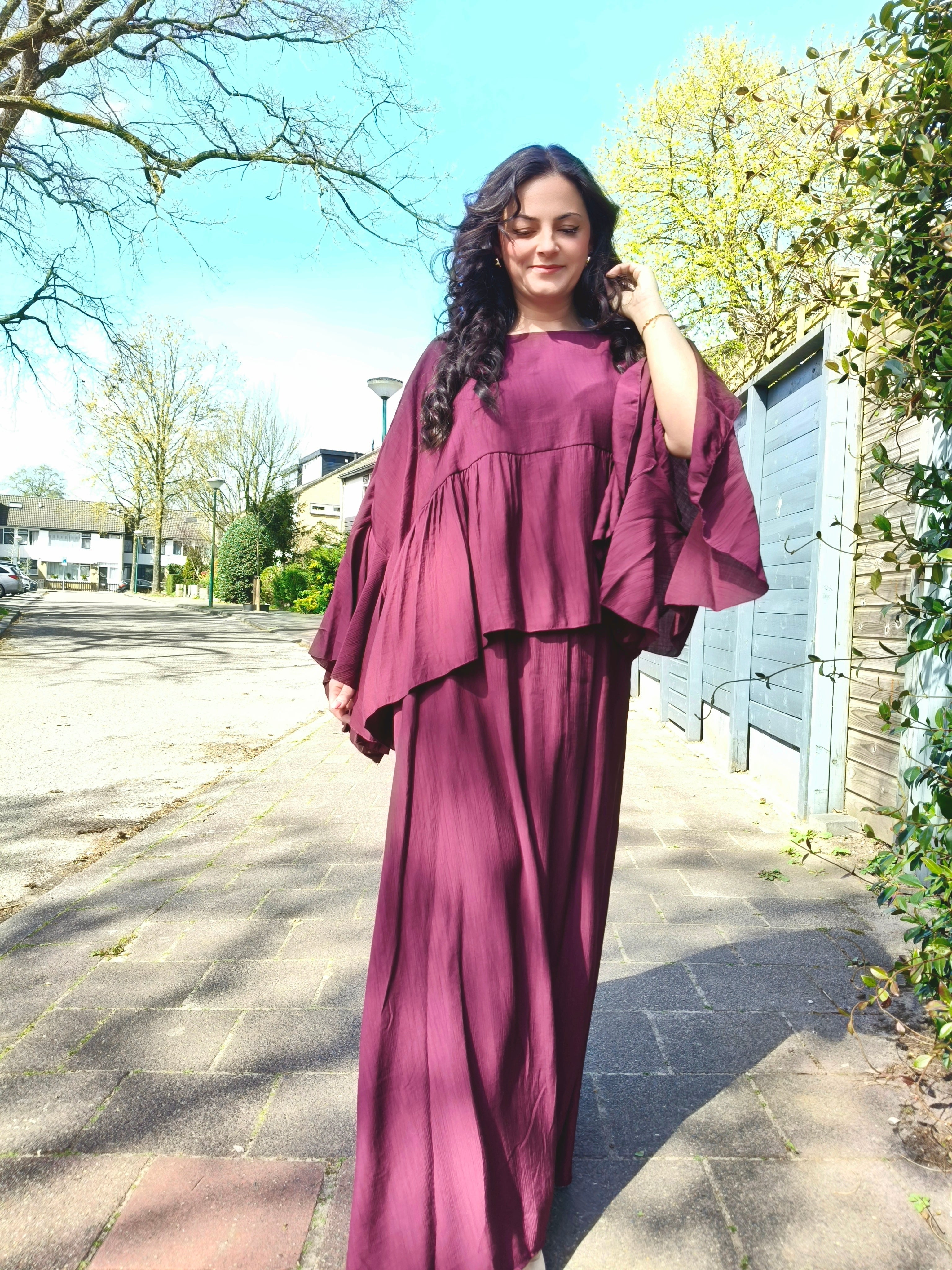 Blouse & Rok Set – Luchtige Elegantie